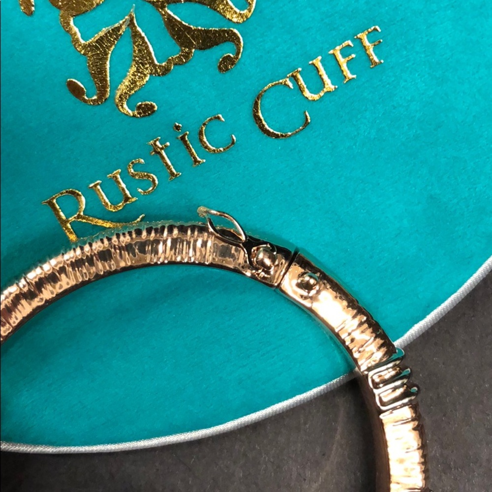 Rustic Cuff Rose Gold Bangle NWT